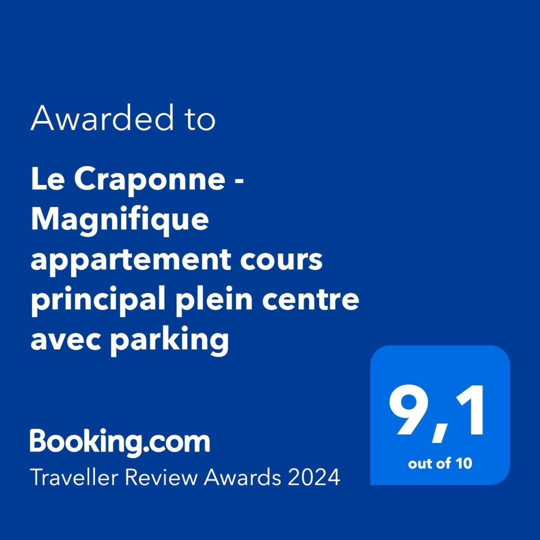 Le Craponne - Magnifique Appartement Cours Principal Plein Centre Avec Parking Salon-de-Provence Exterior photo